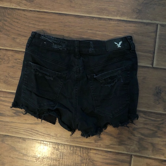 Black American Eagle jeans shorts - Picture 2 of 2